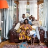 G.B London, New Londoners. From Sierra Leone, Rugie Lamin with her husband Ahmed Lamin,  their sons Imad (13) and Zane (4) and daughter Naimah (7)